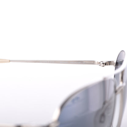 Oliver Peoples Benedict Aviator Sunglasses Silver 6 of 8