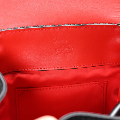Christian Louboutin Calfskin Spiked Small Explorafunk Backpack Black 6 of 10