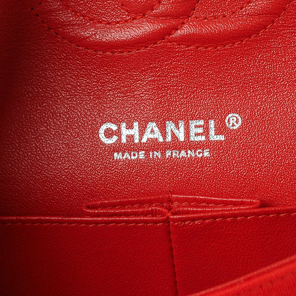 Chanel Jersey Quilted Medium Double Flap Red 6 of 9