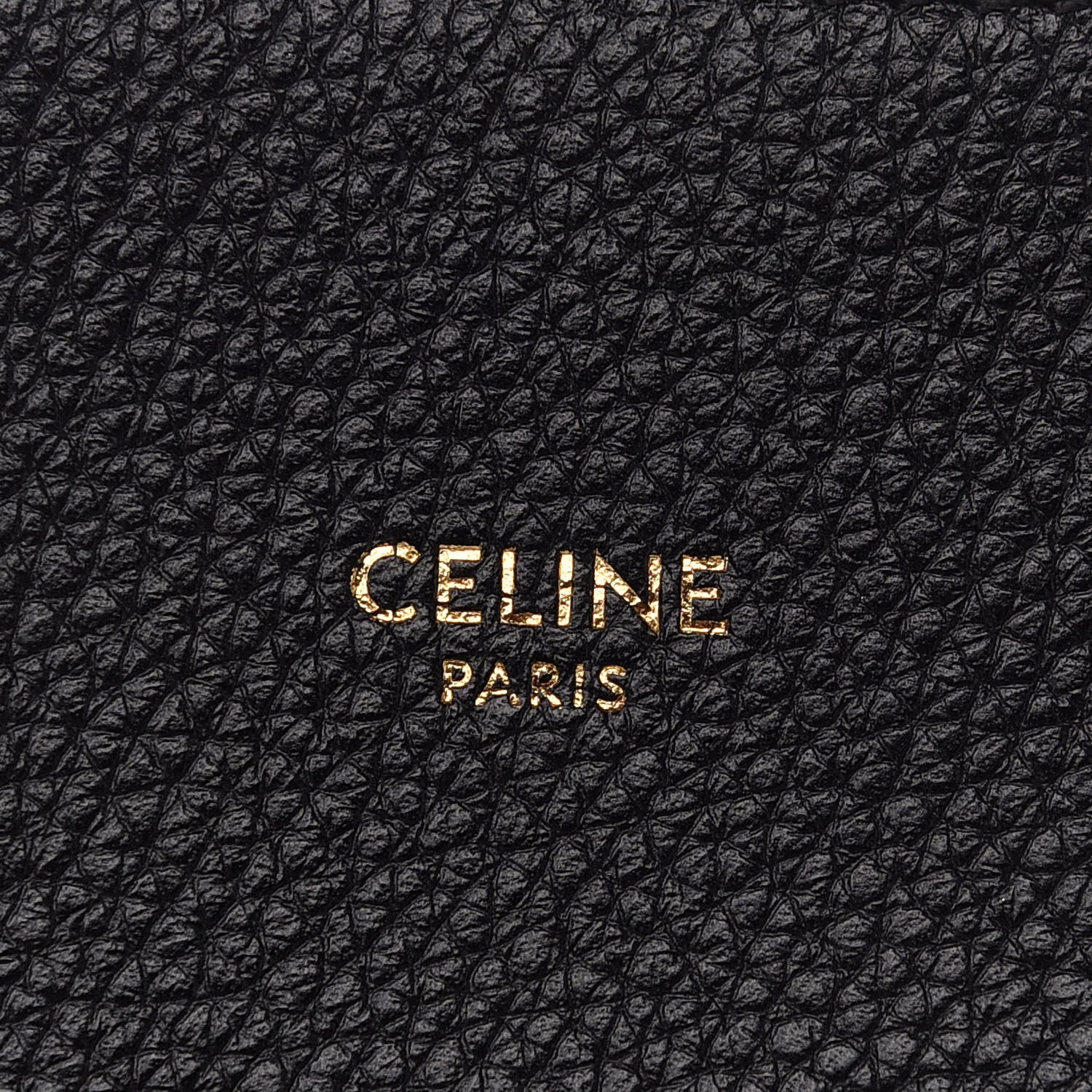 Celine Soft Grained Calfskin Medium Belt Cabas Phantom Black 6 of 10