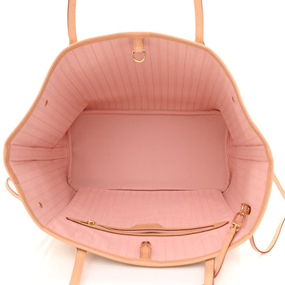 Louis Vuitton Damier Azur Neo Neverfull MM Rose Ballerine 6 of 11