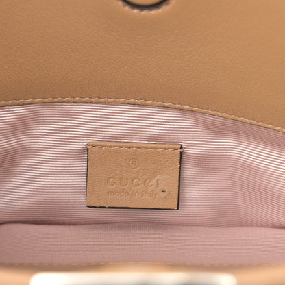 Gucci Lambskin Small Linea Matisse Top Handle Bag Natural Tan 6 of 10