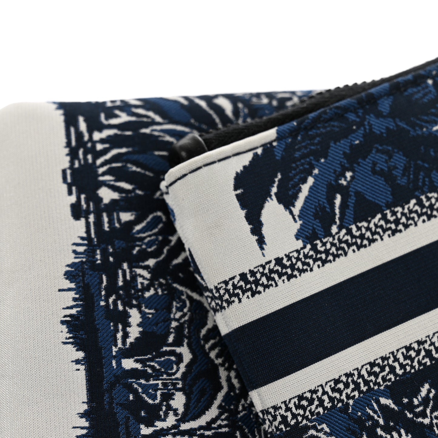 Technical Fabric Embroidered Palm Tree Toile De Jouy DiorTravel Multifunction Pouch Blue