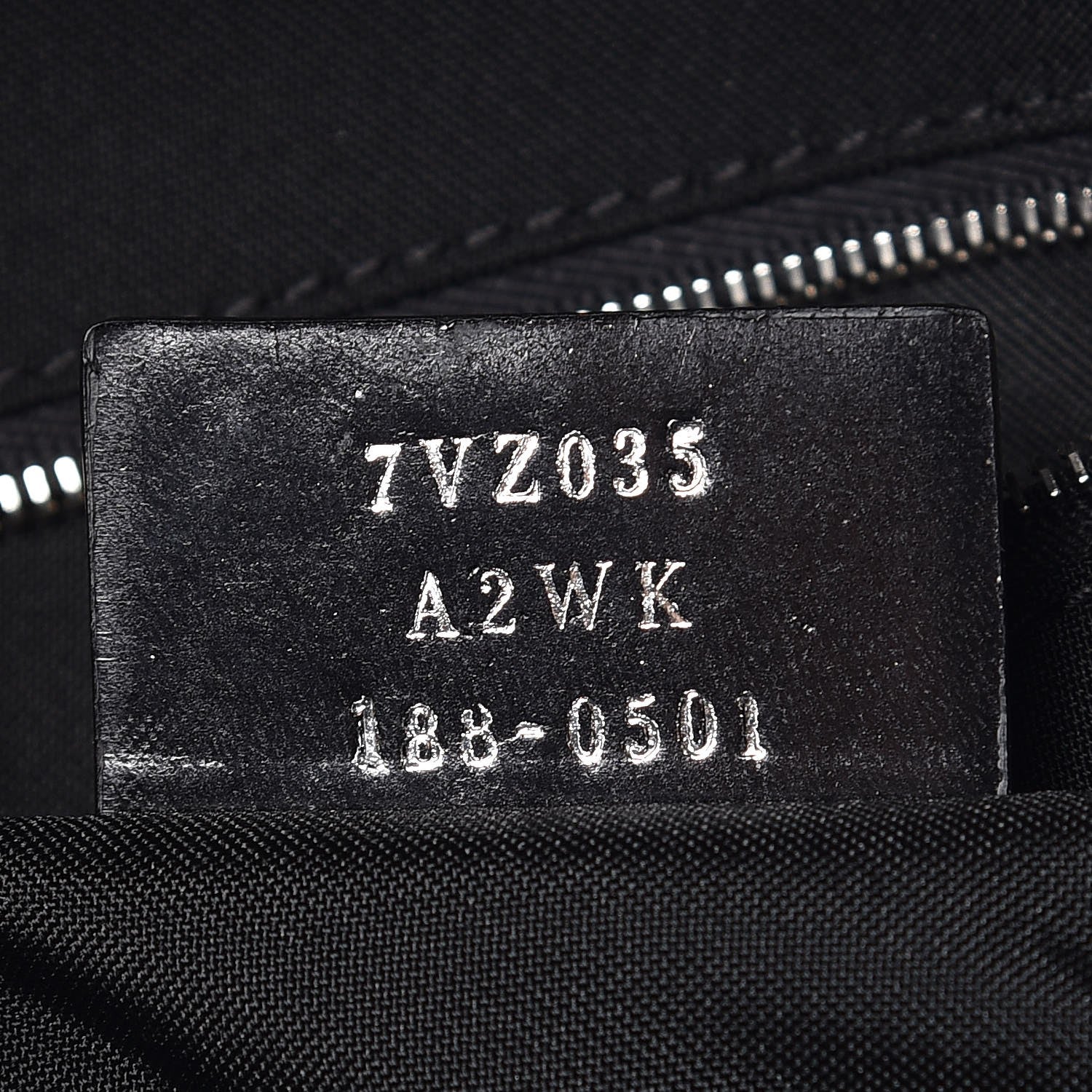 Fendi Nylon Vitello Backpack Black 7 of 7
