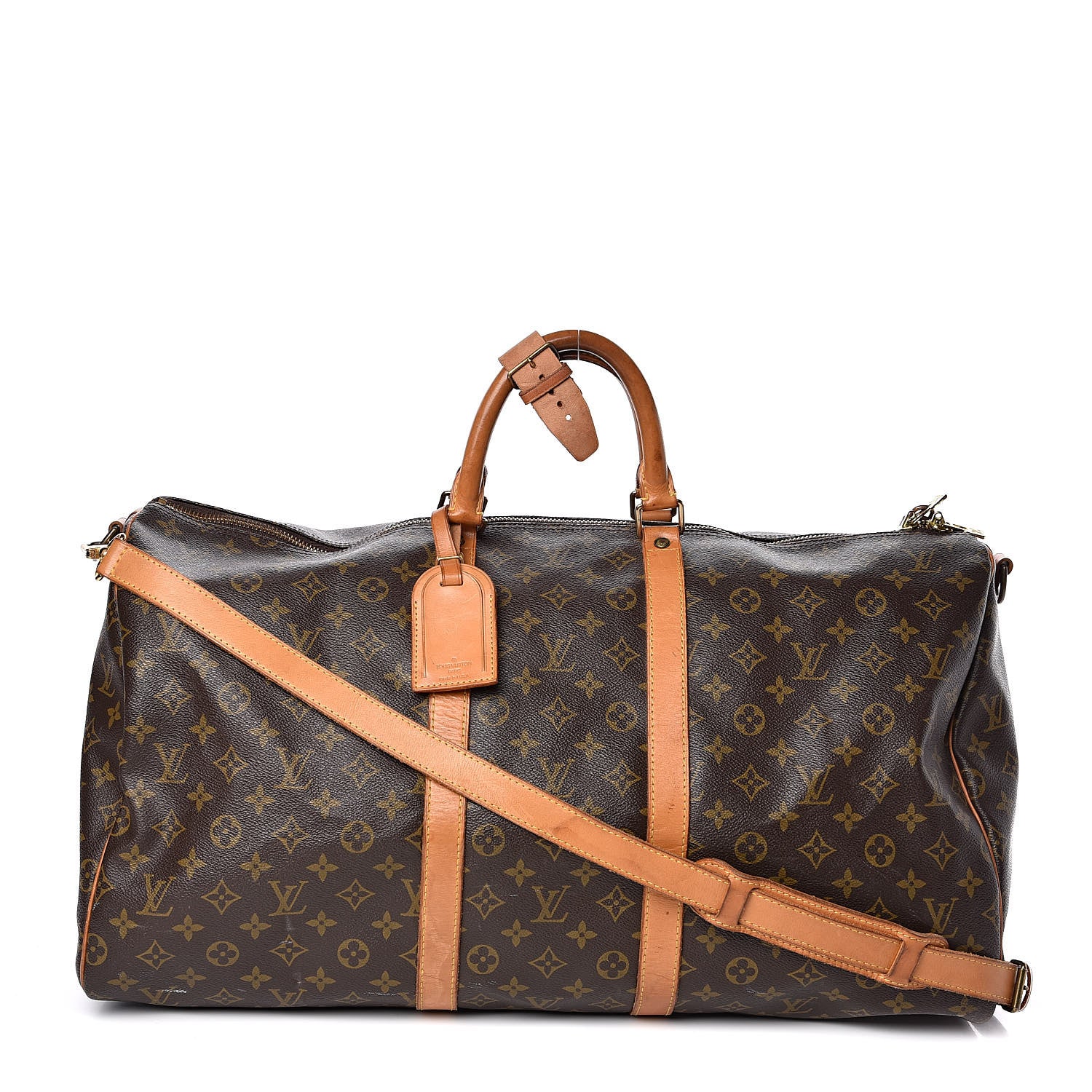 Louis Vuitton Monogram Keepall Bandouliere 55 1 of 22