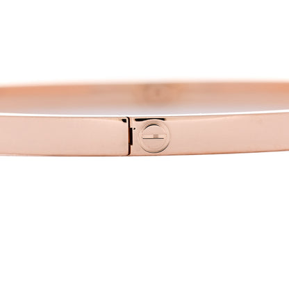 Cartier 18K Pink Gold Small LOVE Bracelet 19 4 of 8