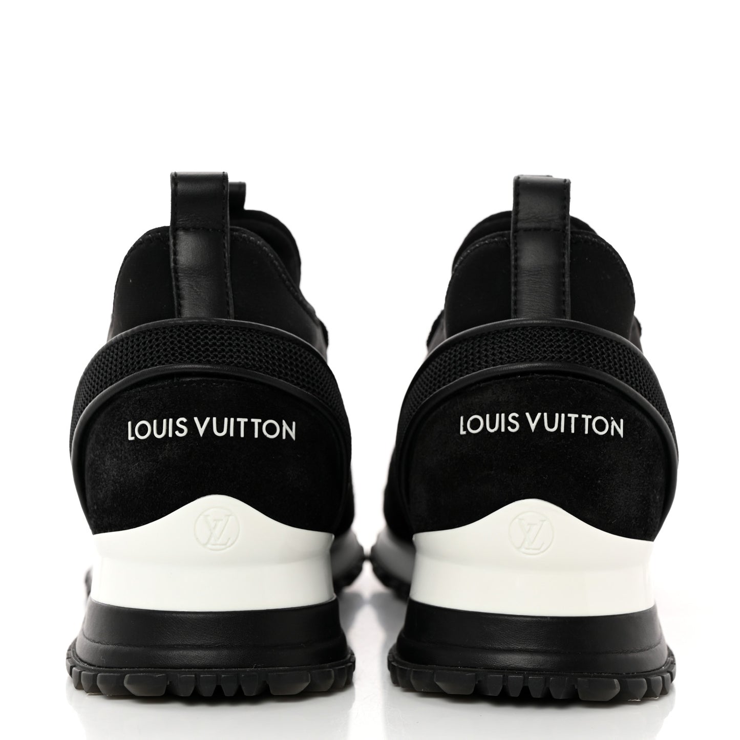 Calfskin Run Away Sneakers 39 Black