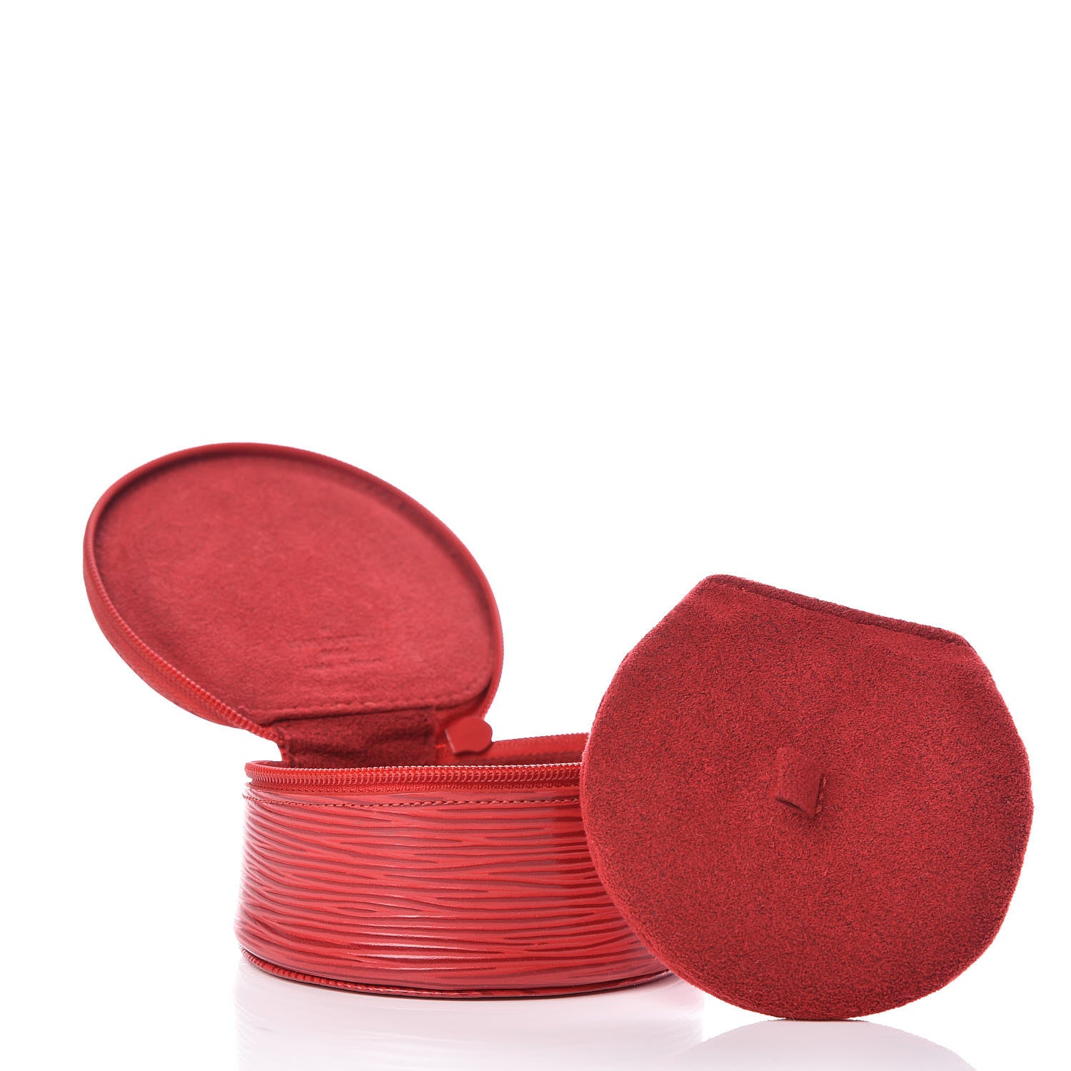 Louis Vuitton Epi Ecrin Bijoux 10cm Jewelry Box Case Red 7 of 8