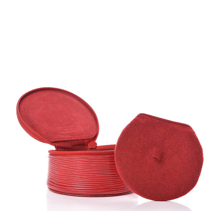 Louis Vuitton Epi Ecrin Bijoux 10cm Jewelry Box Case Red 7 of 8