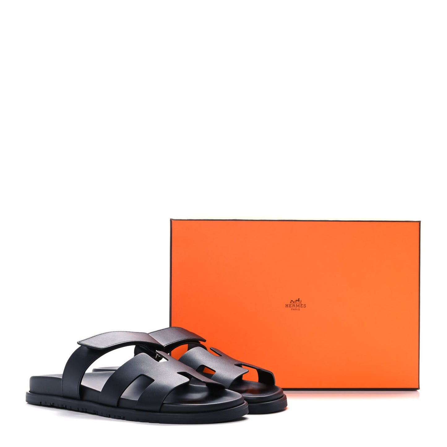 Calfskin Womens Chypre Sandals 41 Black