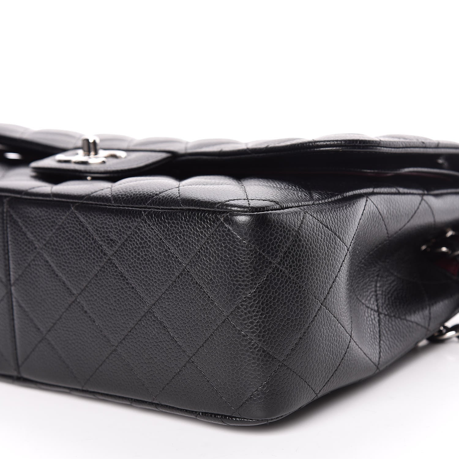 Chanel Caviar Quilted Jumbo Double Flap Black 7 of 11