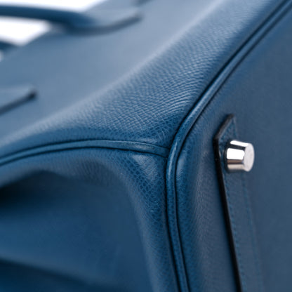 Hermes Epsom Birkin 30 Bleu Thalassa 10 of 15