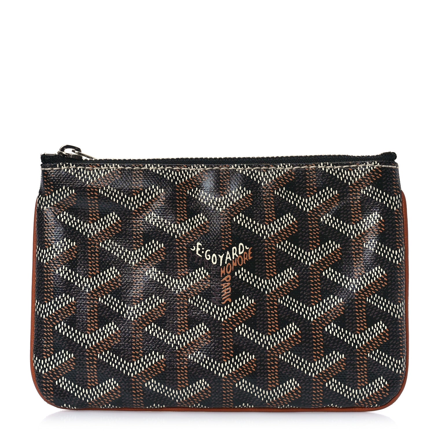 Goyard Goyardine Senat Pochette PM Black Gold 1 of 9