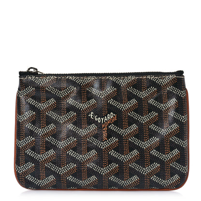 Goyard Goyardine Senat Pochette PM Black Gold 1 of 9