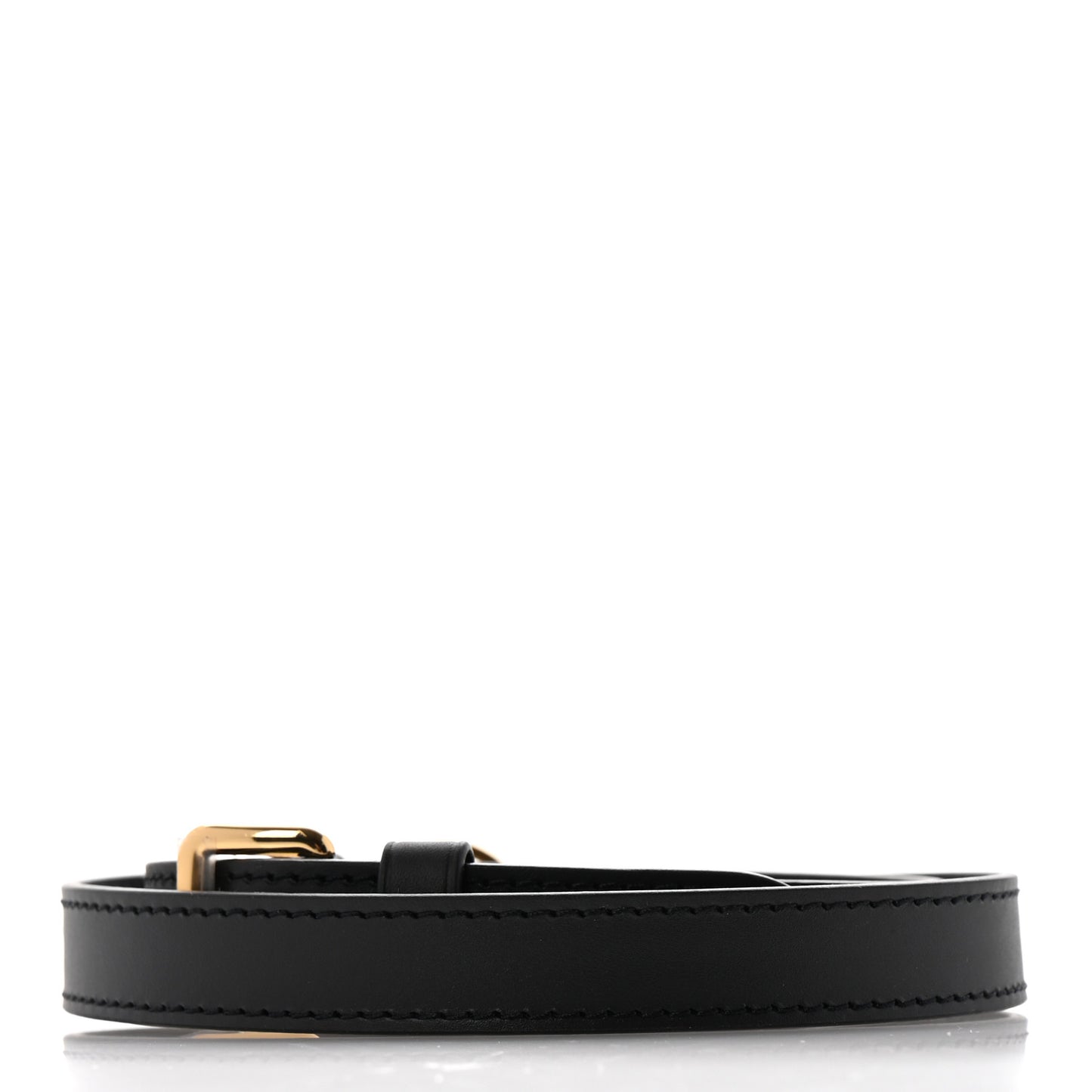 Calfskin Adjustable Shoulder Strap Black