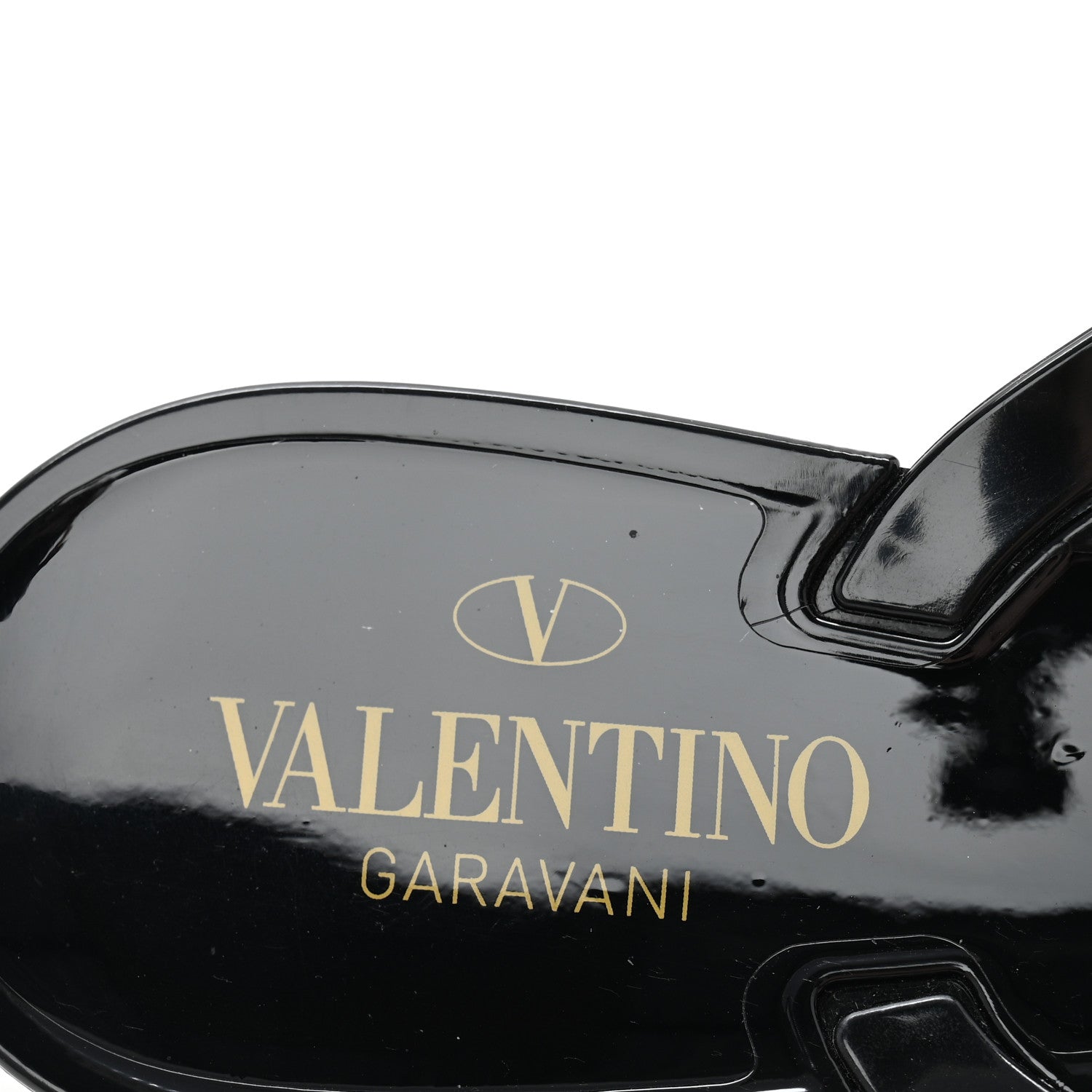 Valentino Garavani PVC Jelly Rockstud Bow Thong Sandals 41 Black 8 of 9