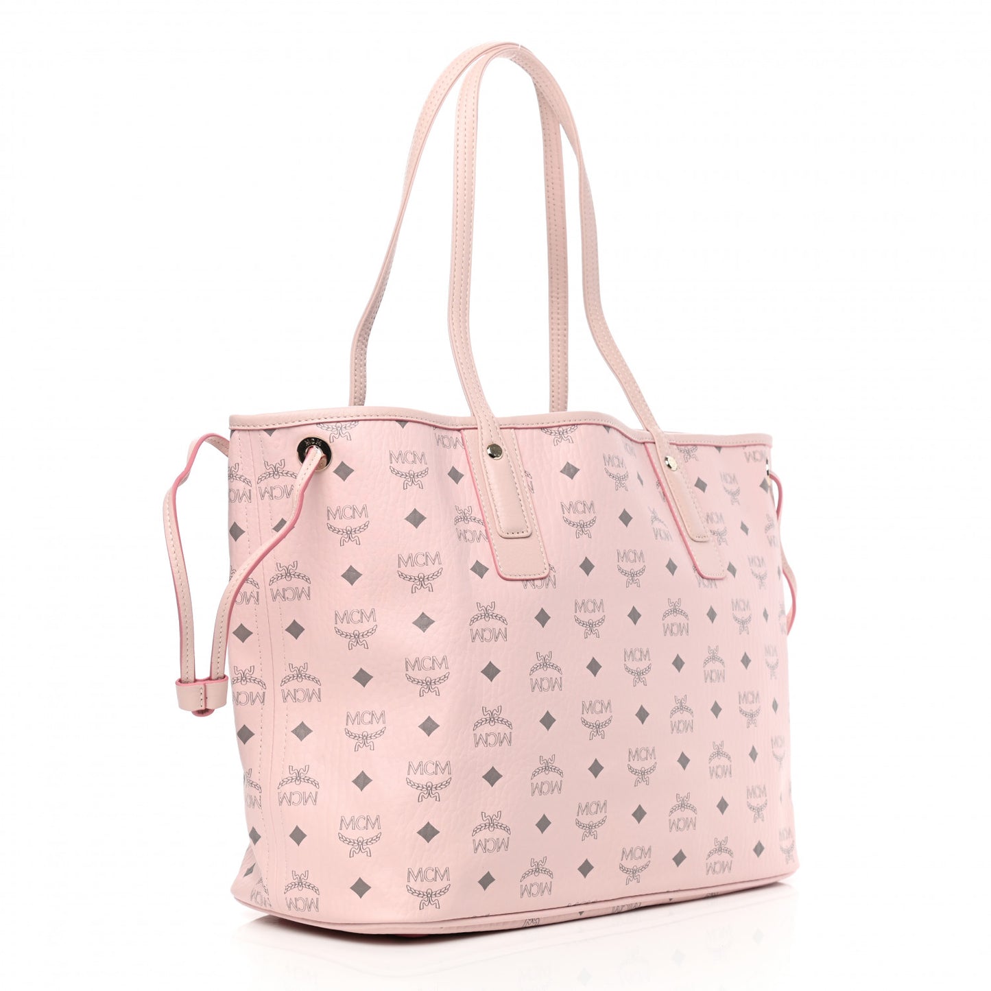 Visetos Medium Liz Reversible Shopper Tote Powder Pink