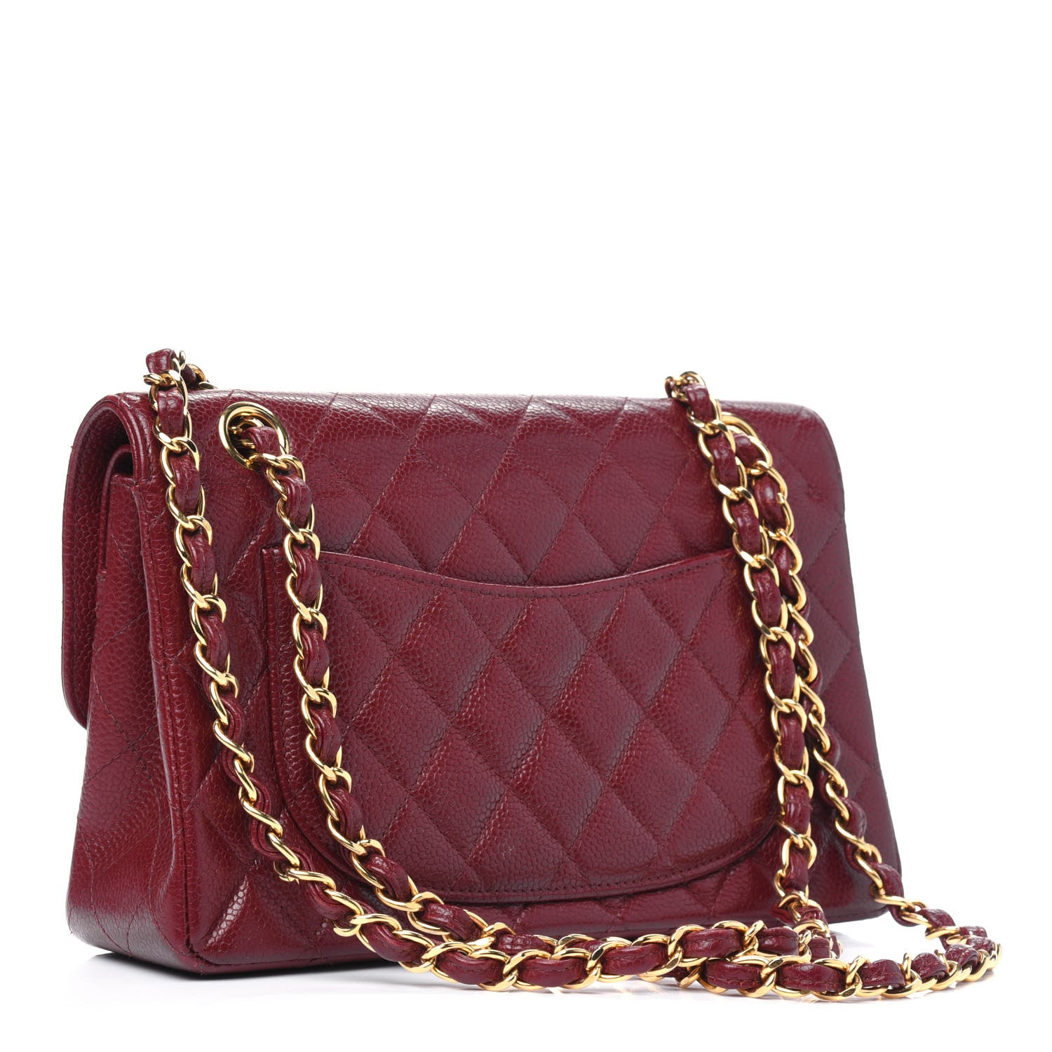 Chanel Caviar Quilted Small Double Flap Red 2 of 4