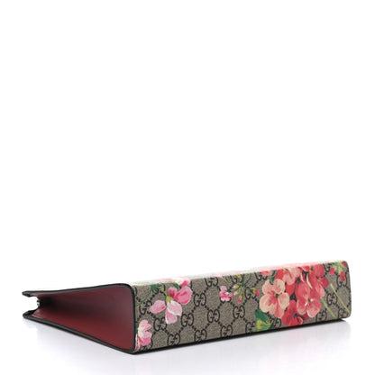 Gucci GG Supreme Monogram Blooms Large Cosmetic Case Beige Multicolor Dry Rose 4 of 7