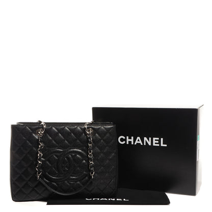 Chanel Caviar Grand Shopping Tote GST Black 5 of 8
