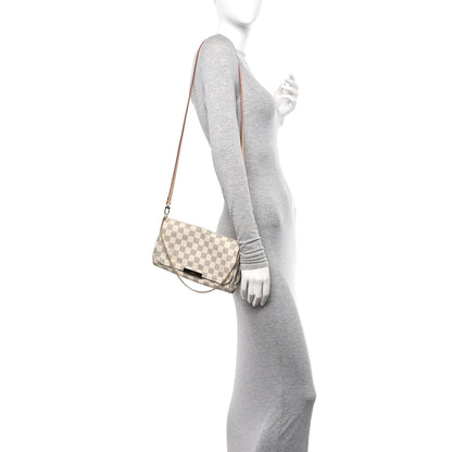Louis Vuitton Damier Azur Favorite MM 2 of 11