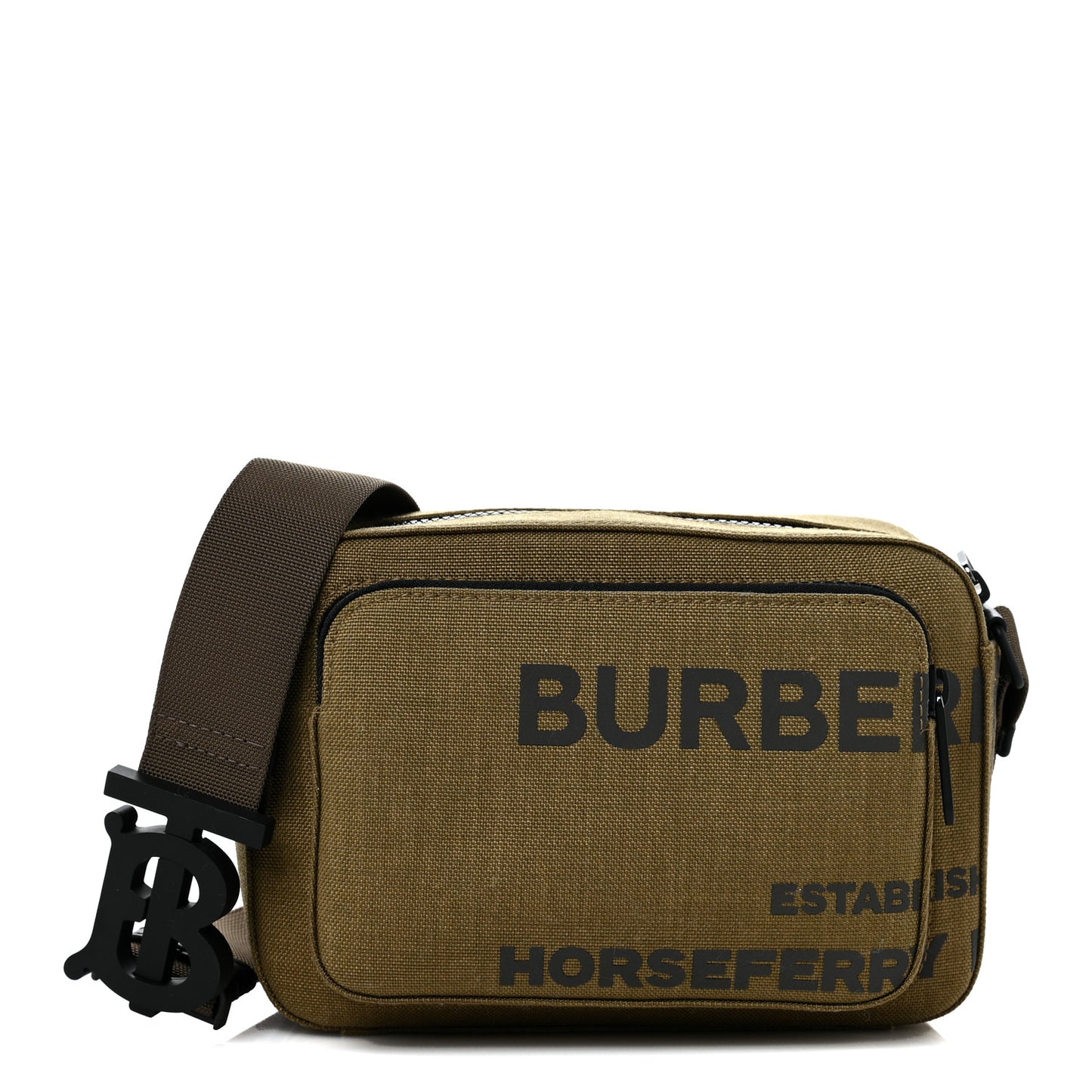 Canvas Paddy Horseferry Logo Crossbody Bag Moss Green