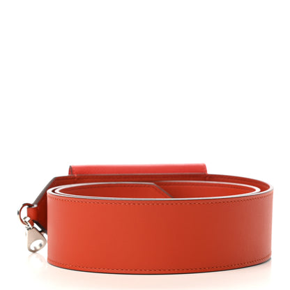 Hermes Swift Epsom Pocket Kelly Shoulder Strap Terre Battue Capucine 2 of 7