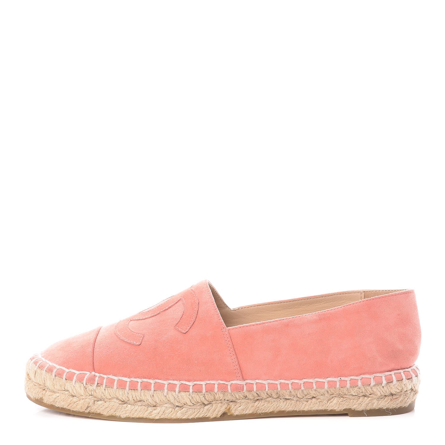 Chanel Suede CC Espadrilles 37 Pink 1 of 11