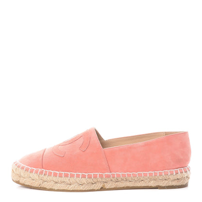 Chanel Suede CC Espadrilles 37 Pink 1 of 11