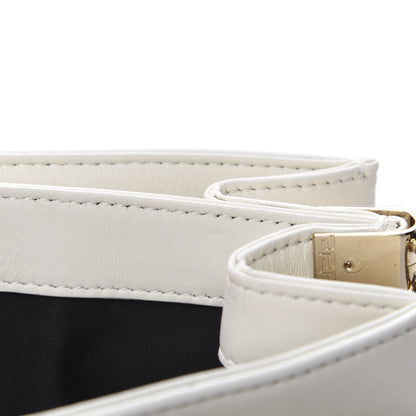 Versace Nappa Palazzo Sultan Shoulder Bag White 9 of 11