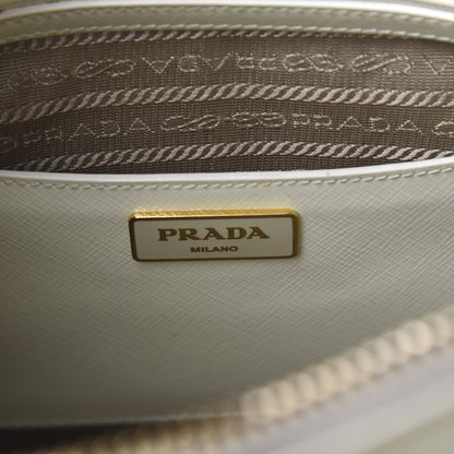 Prada Saffiano Lux Medium Promenade Tote White 8 of 15