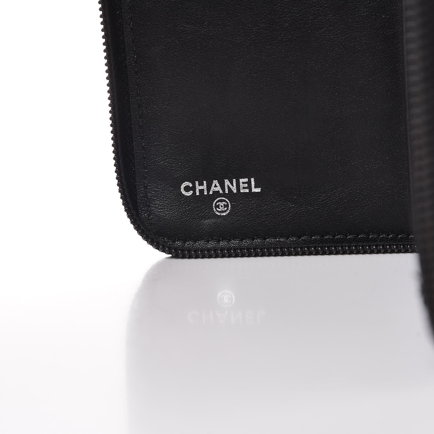 Chanel Caviar Timeless Travel Zip Wallet Black 6 of 8