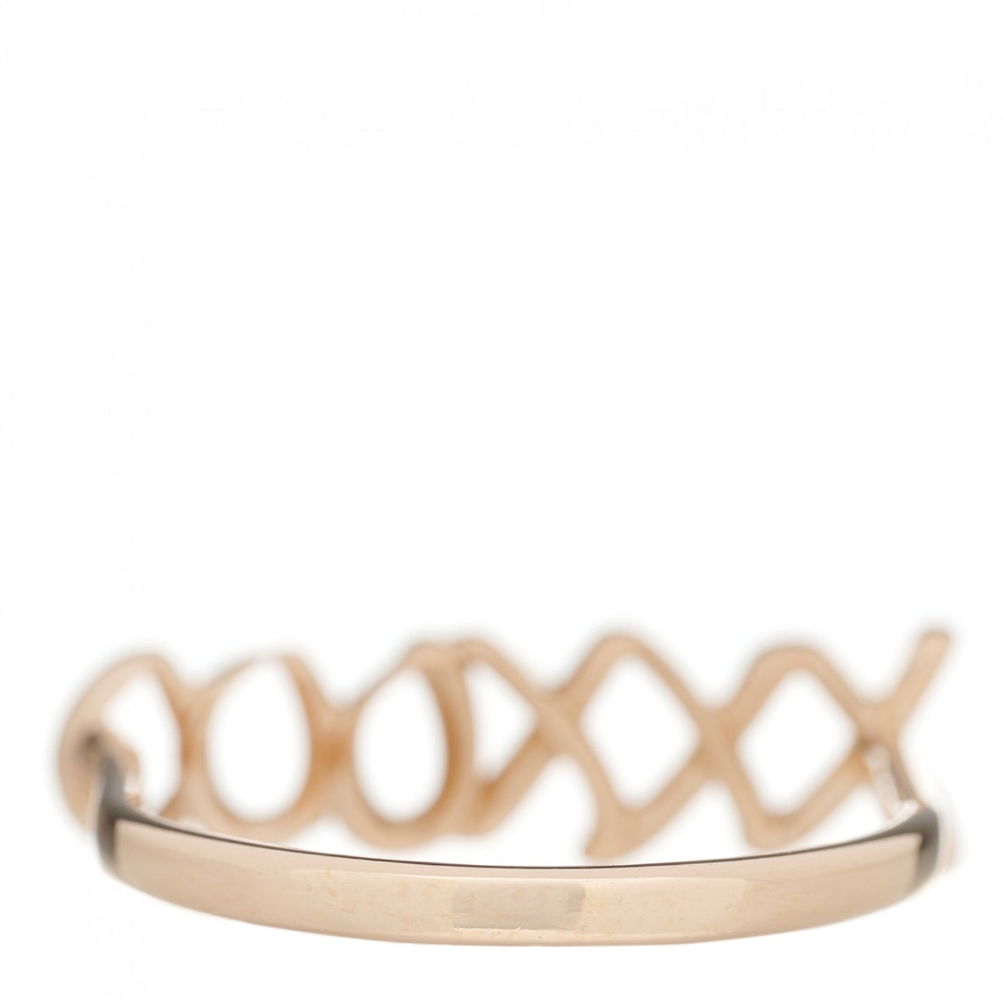 18K Rose Gold Paloma's Graffiti Love and Kisses Ring 53 6.25