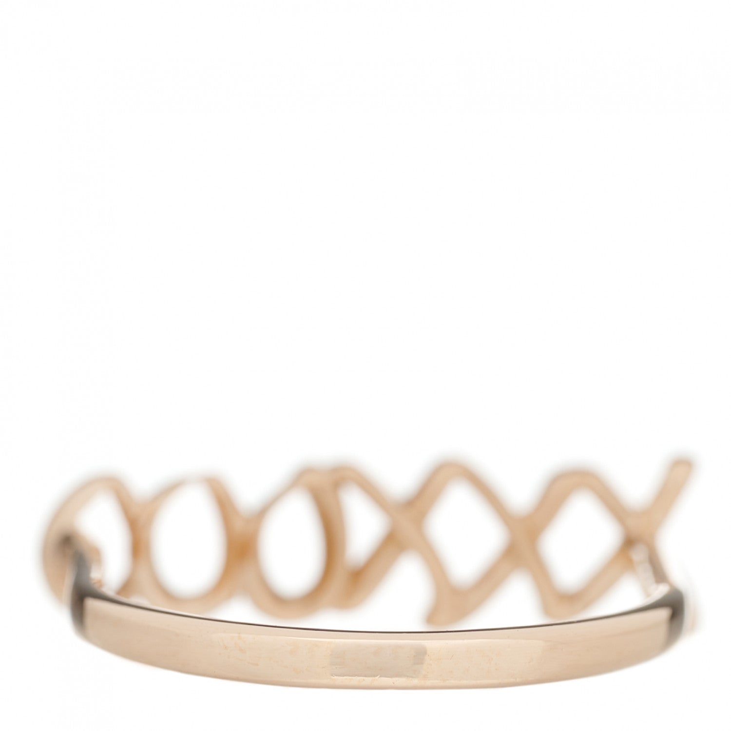 Tiffany 18K Rose Gold Paloma's Graffiti Love and Kisses Ring 53 6.25 3 of 5