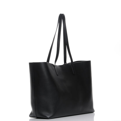 Saint Laurent Calfskin Large Shopping Tote Black 3 of 9