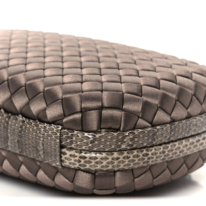 Bottega Veneta Satin Intreccio Impero Ayers Chain Knot Taupe 9 of 9