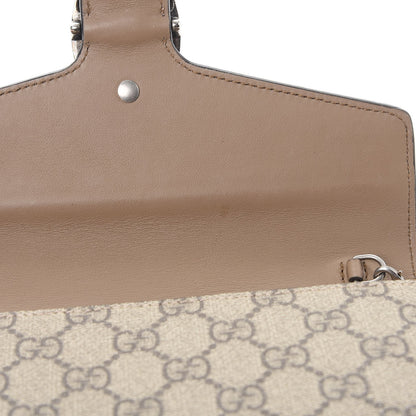 Gucci GG Supreme Monogram Mini Dionysus Chain Wallet Beige Taupe 9 of 9
