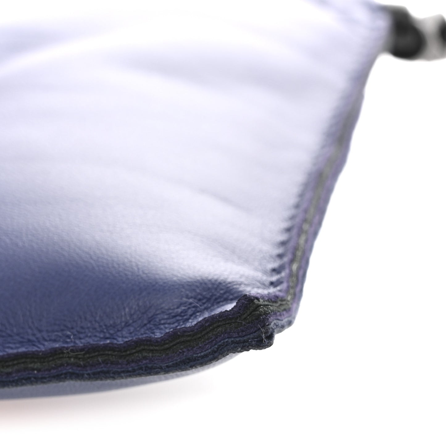 Milo Lambskin Swift Pilo Phone Case Bleu Saphir Black