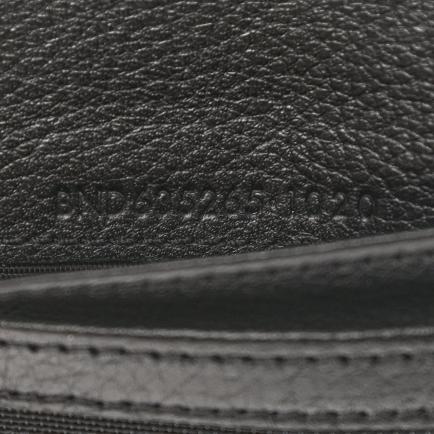 Calfskin Compact Zip Wallet Black