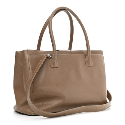 Chanel Calfskin Cerf Executive Shopper Tote Beige 3 of 17