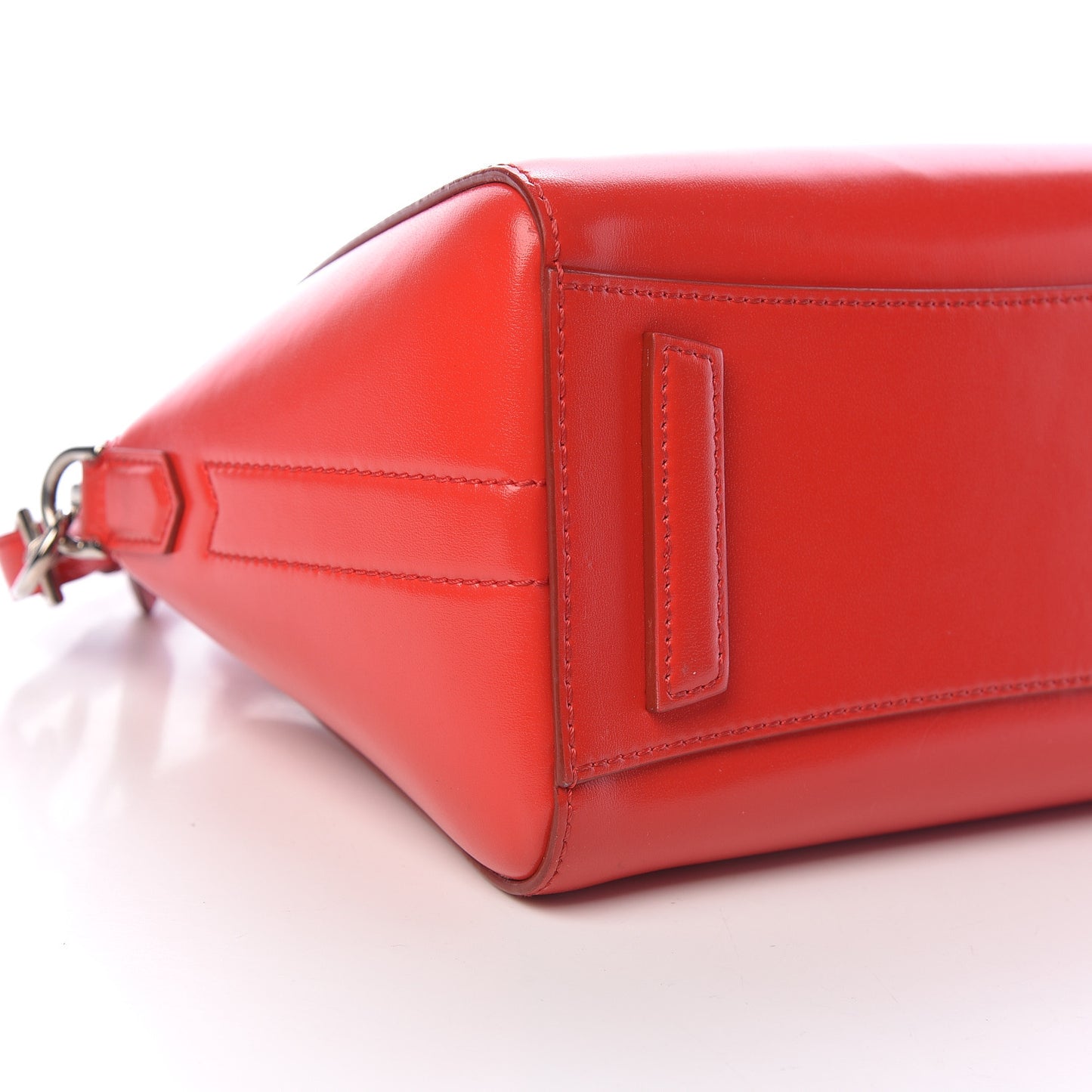 Shiny Lord Calfskin Mini Antigona Red