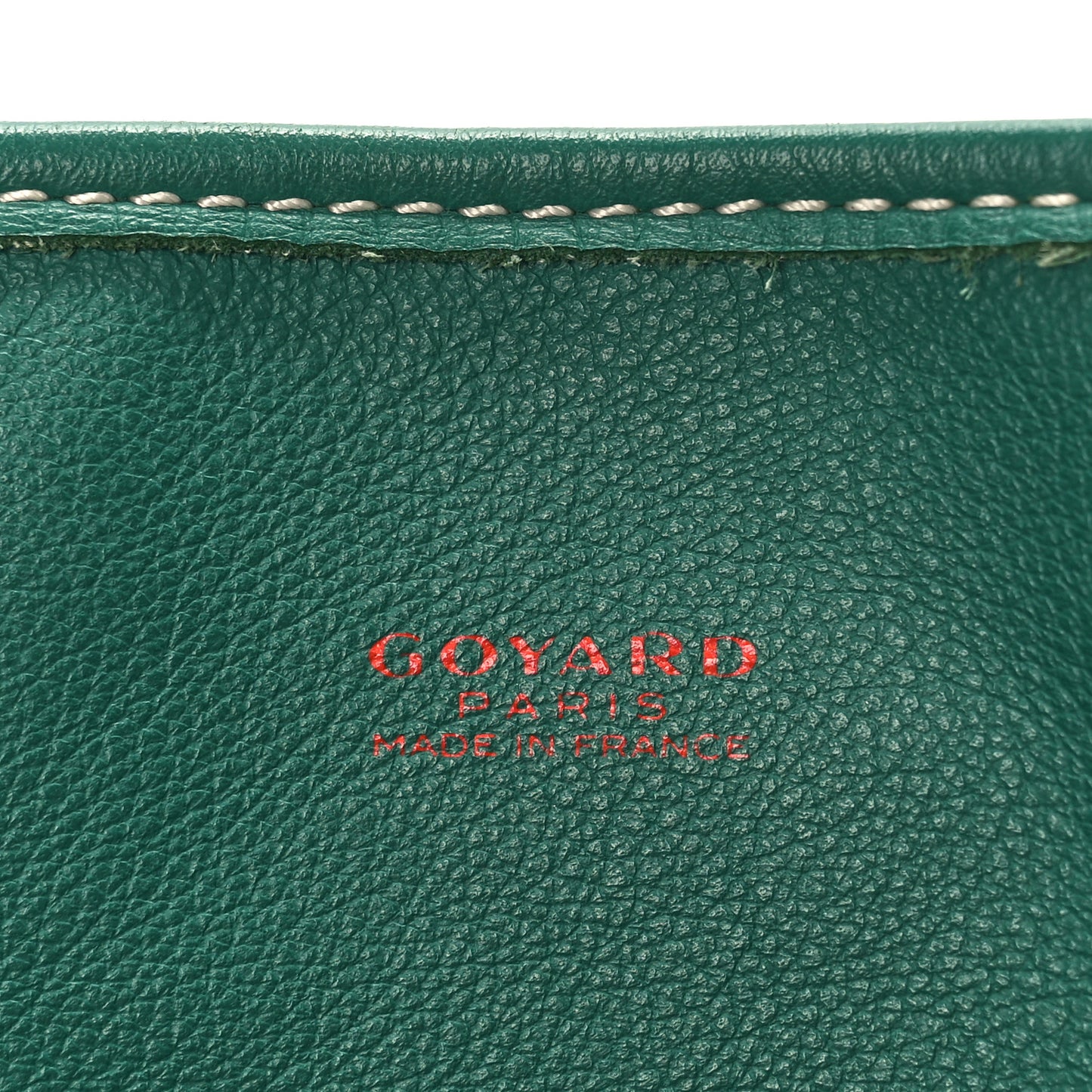 Goyardine Reversible Anjou PM Green