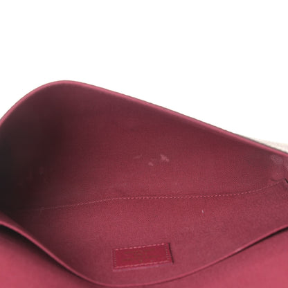 Louis Vuitton Monogram Pochette Felicie Chain Wallet Fuchsia 5 of 12