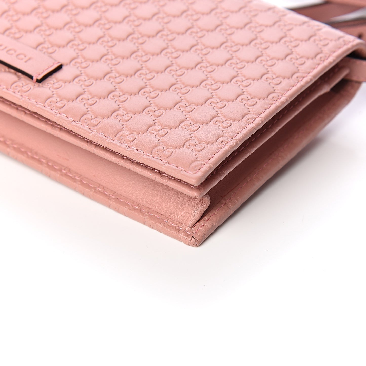 Microguccissima Crossbody Wallet Soft Pink