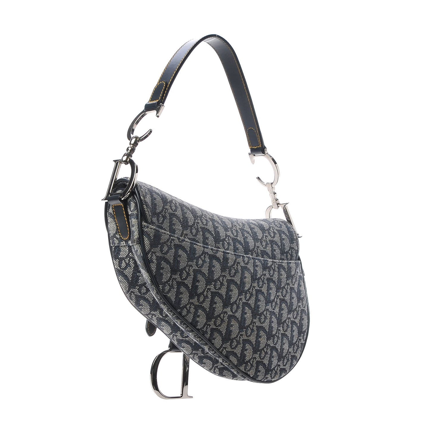 Monogram Saddle Bag Blue