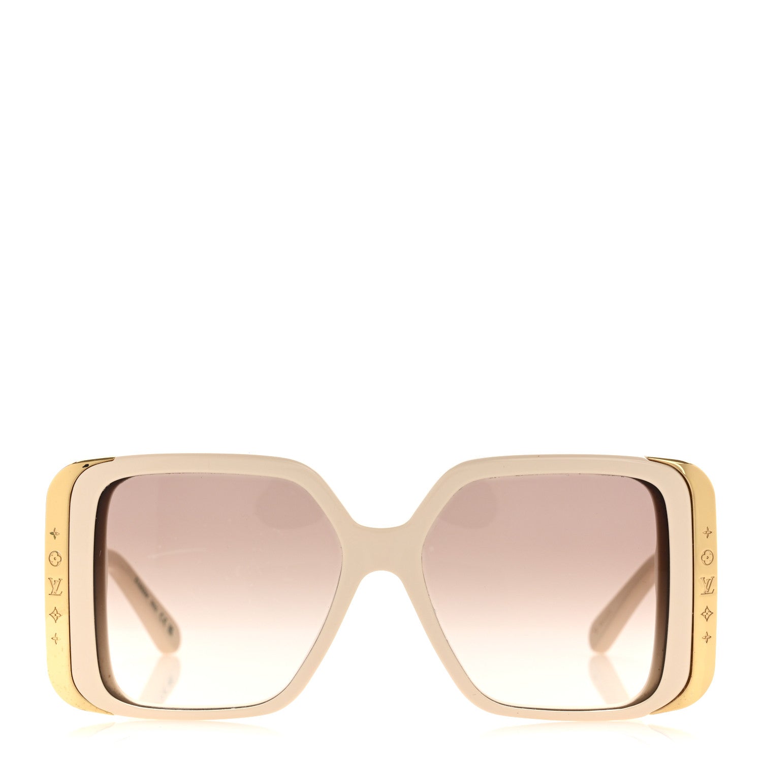 Louis Vuitton Acetate LV Moon Square Sunglasses Z1652W White 2 of 9