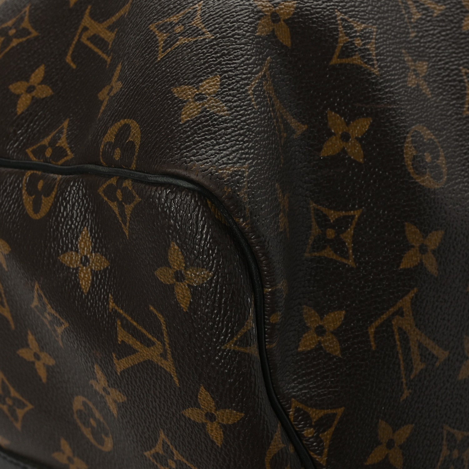 Louis Vuitton Monogram Macassar Keepall Bandouliere 55 10 of 13