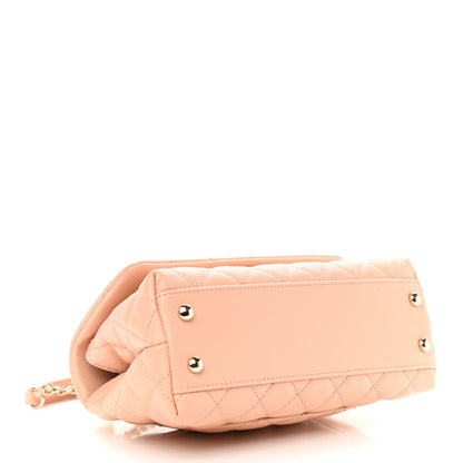 Chanel Caviar Quilted Mini Coco Handle Flap Light Pink 3 of 8