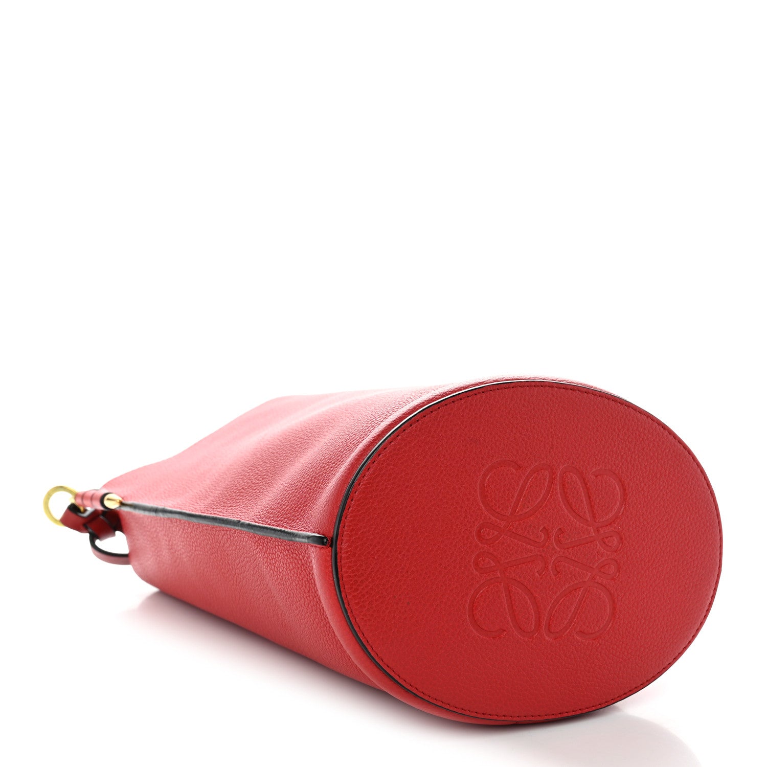 Loewe Calfskin Gate Bucket Bag Scarlet Burnt Red 4 of 9