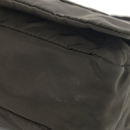 Prada Tessuto Nylon Messenger Bag Green 11 of 14
